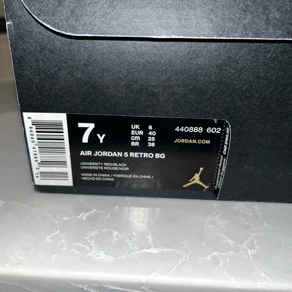 Jordan 5 Red Suade - Picture 11 of 11